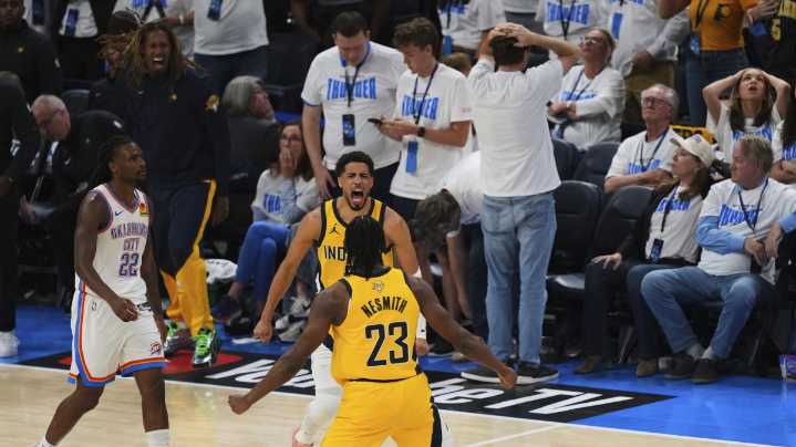 Finales NBA: “Trueno” de Haliburton en el último segundo adelanta a Indiana