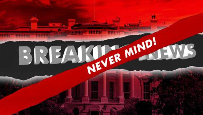 BREAKING: White House Involved In Stunning Plot Of Murder And Bribery --- UPDATE: Never Mind. It Was During The Obama Administration. Deleting.