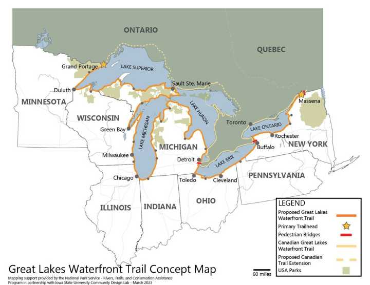New Great Lakes Trail promises economic and recreational benefits