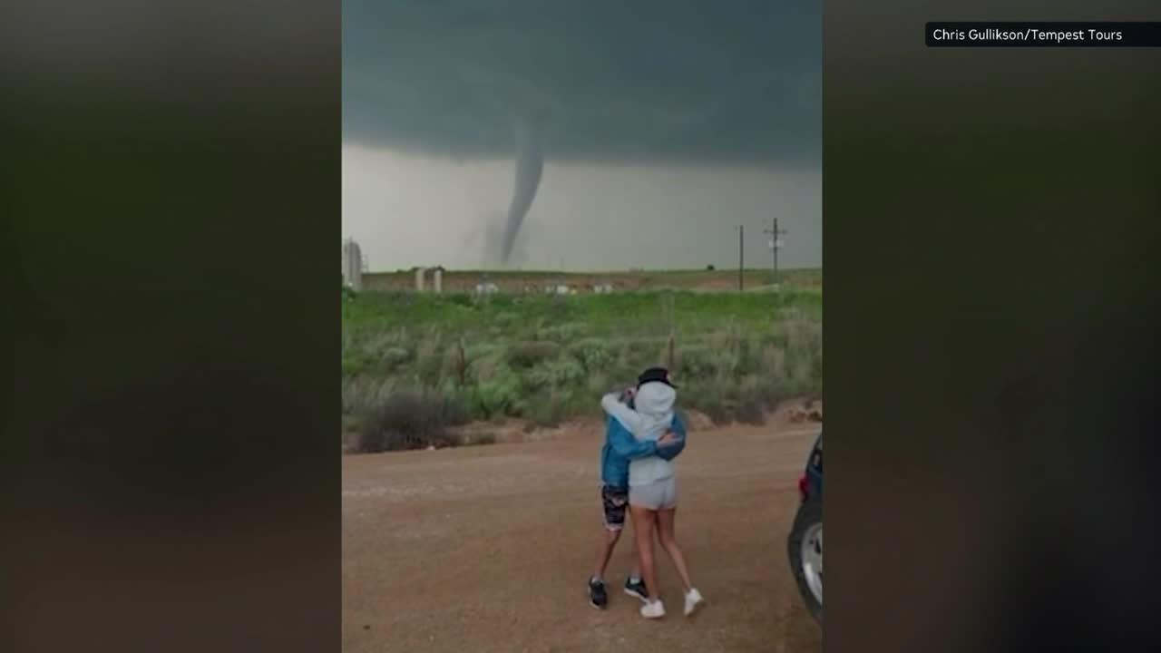 ‘Best decision I ever made’: How a couple’s engagement began in front of an Oklahoma tornado