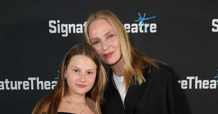 Uma Thurman & Rarely-Seen Daughter, Luna, Support Maya Hawke's New Play