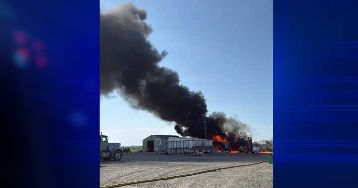 Hazmat fire in Hermiston damages property and injures one