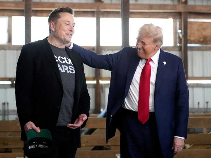 What has Musk accused Trump of in relation to the Epstein files?