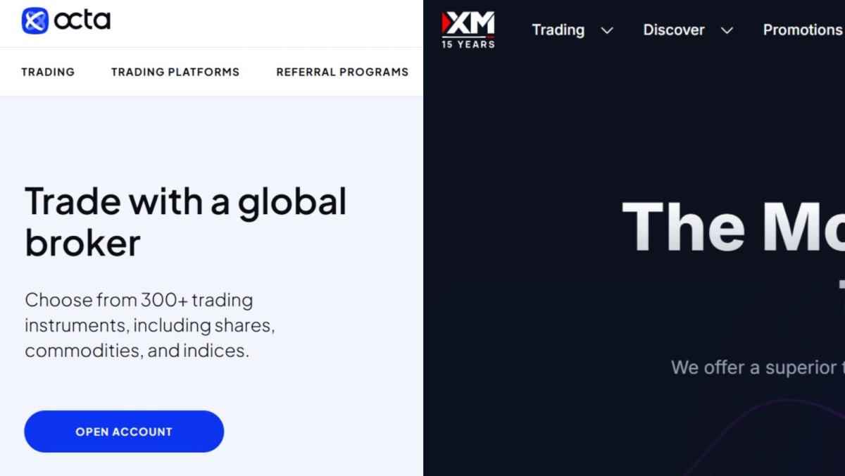 Singapore to block access to trading platforms Octa and XM over unlicensed activity