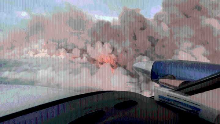 Go inside the cockpit of an air tanker, a critical tool in battling wildfires