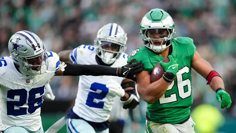 Saquon Barkley's Madden NFL 26 cover features him wearing cleats from this NBA legend