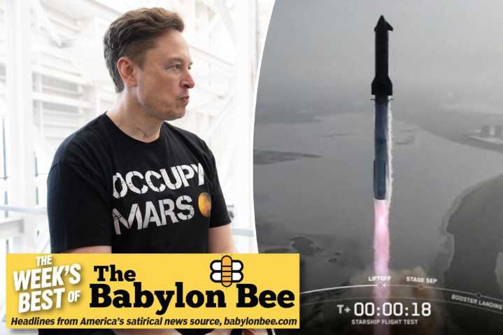 Best of the Babylon Bee: Elon Musk leaves DOGE for the easier job of sending humans to Mars
