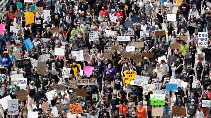 Organizers look back at 2020's Black Lives Matter protest against police brutality
