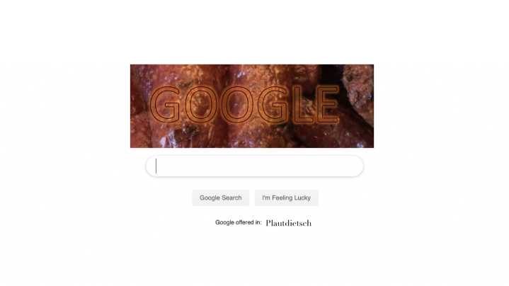 Google Honours Mennonites with Farmer Sausage Logo