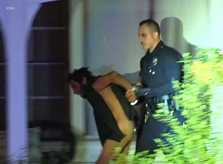Naked man arrested after breaking into LA home