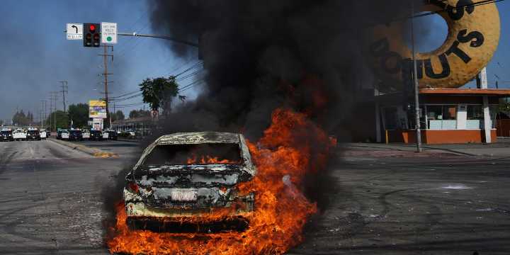 Trump deploying California National Guard over governor’s objections to LA to quell protest