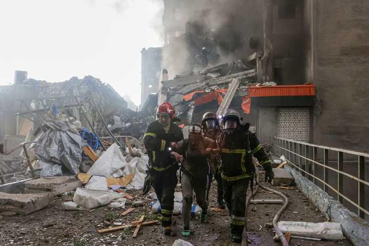 Kharkiv hit by ‘most powerful attack’ of entire war, mayor says, as Russia pounds Ukraine again