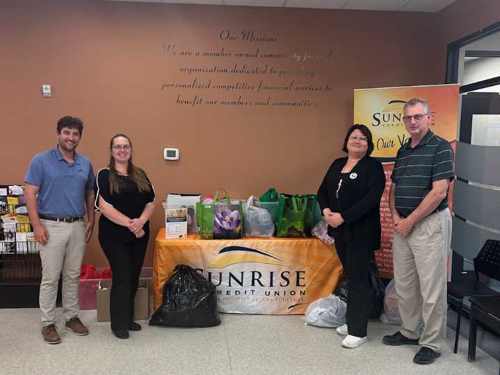 Sunrise Steps Up: $4,000 donation brings some family fun to evacuees in Brandon