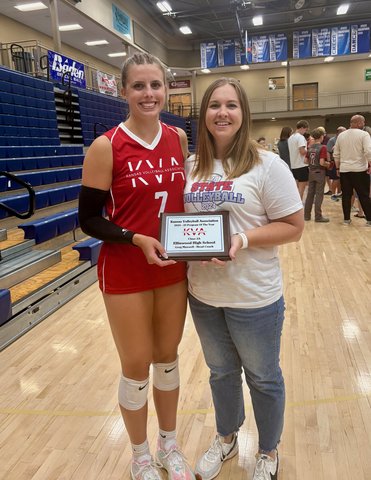 Ellinwood volleyball earns 2A state honor