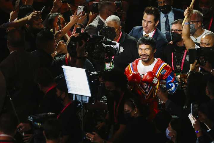 Pacquiao closes 'book of politics,' sets sights on Las Vegas title fight and boxing future