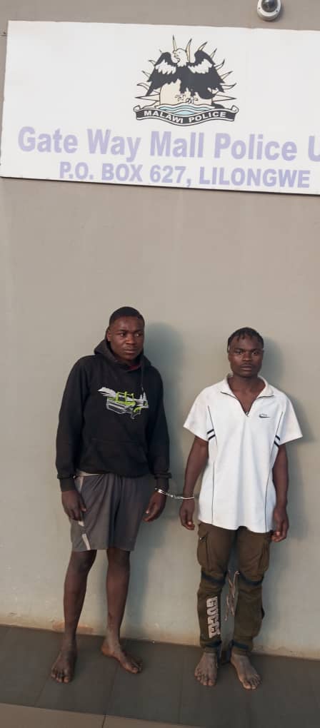 2 Men Arrested Over Robbery in Lilongwe