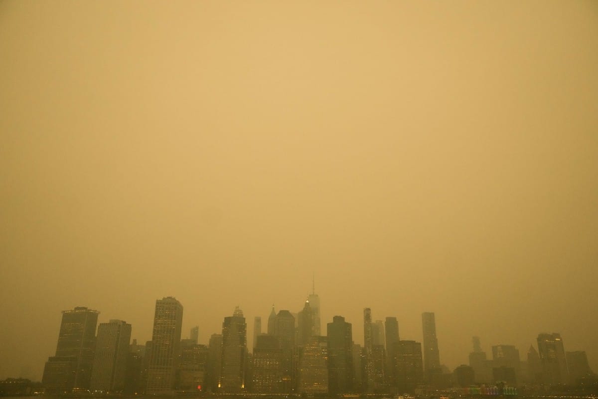 NYC Under Air Quality Advisory Amid Renewed Threat Of Canadian Wildfire Smoke