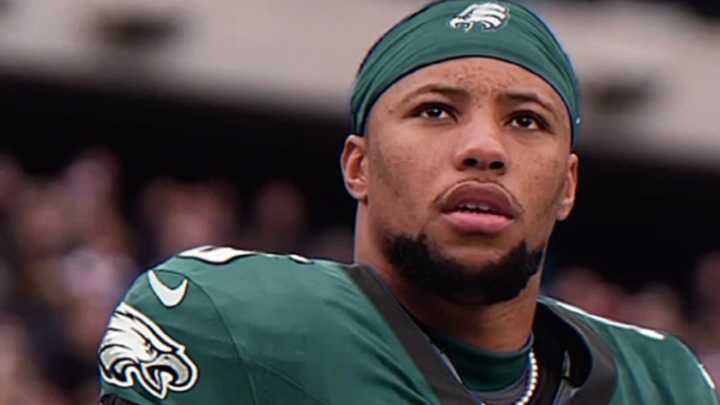 Saquon Barkley Confirms Major Injury After Eagles Play That Went Viral During Jaguars Clash As Saquon Barkley's backward hurdle becomes the face of Madden 26, he talks about his biggest hit and the Ma