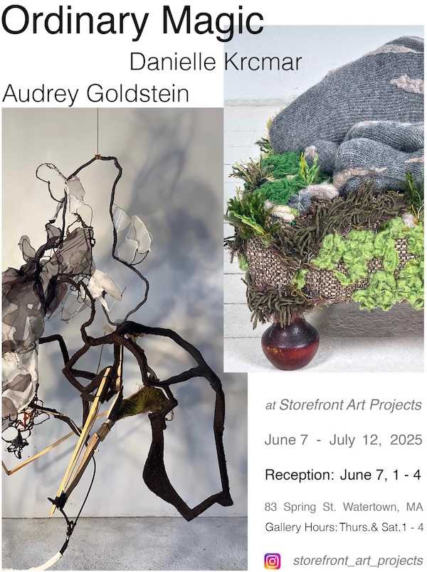 Exhibit Features Art Made with Fabric, Wire, Paper & More