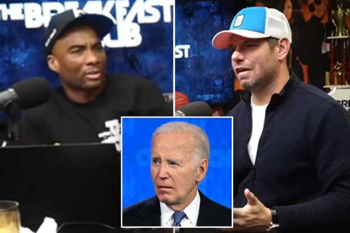 Charlamagne grills Eric Swalwell on whether Dems can be trusted after they 'lied to us so long' about Biden