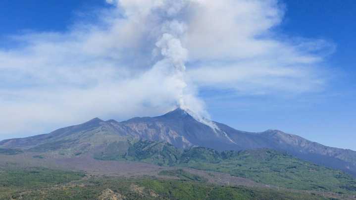 Mount Etna erupts: Lava lights up Sicilian skies