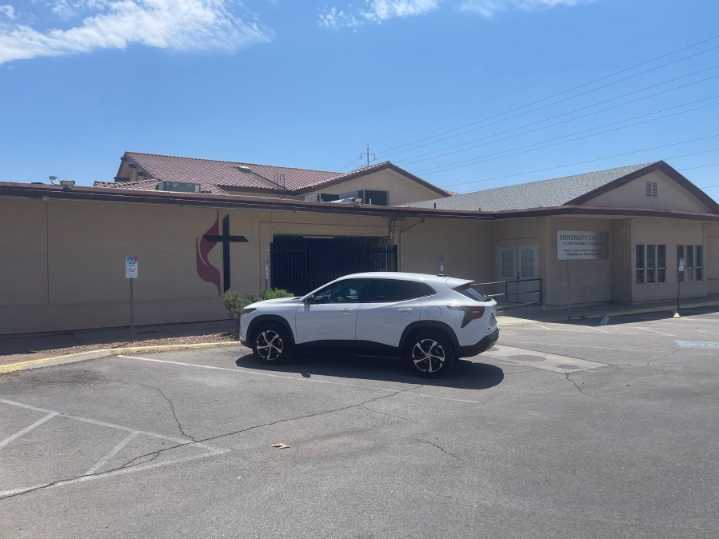 Man arrested for starting fire on Las Vegas church roof