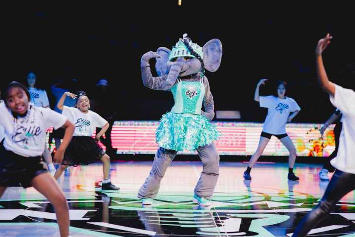 Ellie the Elephant celebrates fifth birthday in style at sold-out New York Liberty game • Brooklyn Paper