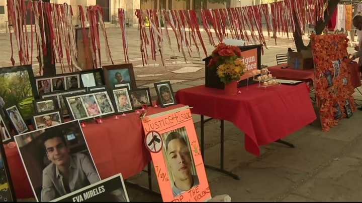 Families in San Antonio remember lost loved ones, call for gun safety measures
