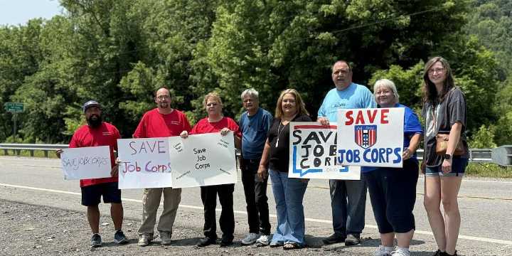 ‘These young adults need us’: Floyd Co. facility protests Job Corps pause