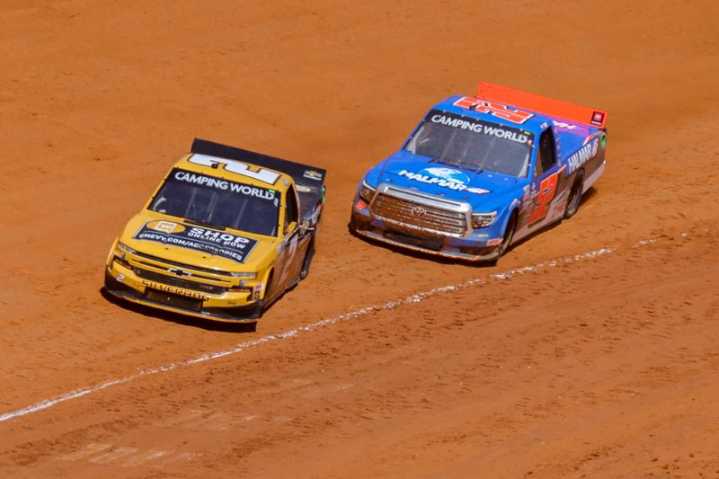 Stewart Friesen wins thrilling triple-OT Truck Series race in Michigan