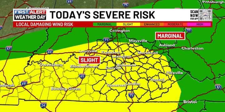 FIRST ALERT WEATHER DAY | Severe thunderstorms possible today & tomorrow