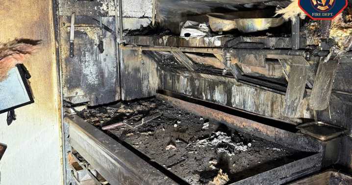 Hangry's kitchen fire started from grease buildup on stove, kitchen hood