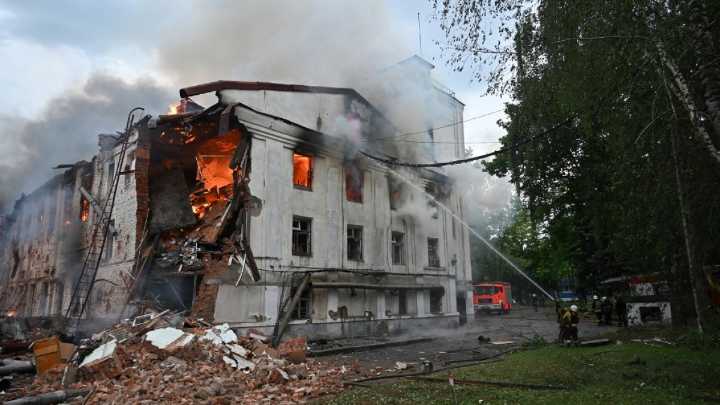 At least three killed in Russia’s ‘most powerful’ attack on Kharkiv