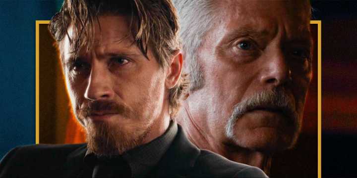 How Garrett Hedlund & Stephen Lang's New Movie Is Both A "Gnarly" Thriller & "Beautiful" Drama