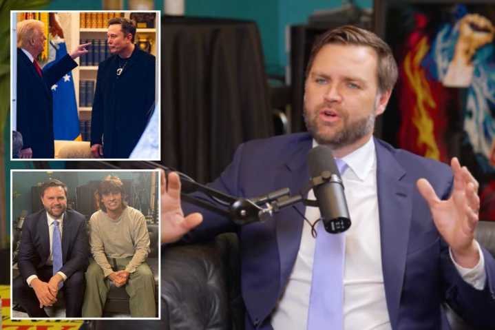 JD Vance speaks out on Trump-Musk feud on Theo Von podcast