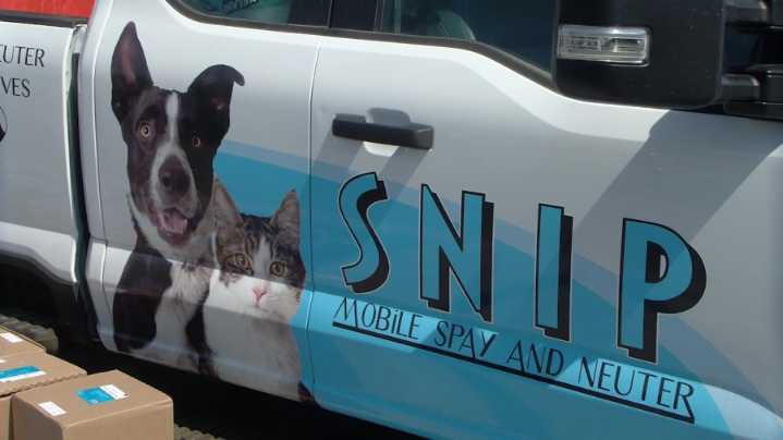 SNIP bus prepares furry friends for July 4th