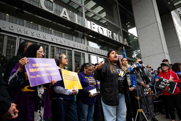 SF Rallies for David Huerta, California Union Leader Arrested in LA Immigration Raid