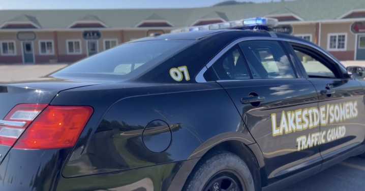 New traffic safety vehicle on Highway 93 in Lakeside