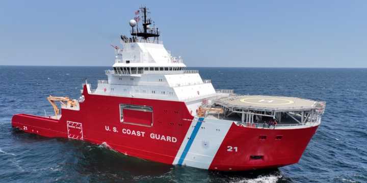 US Coast Guard unveils first polar icebreaker in more than 25 years