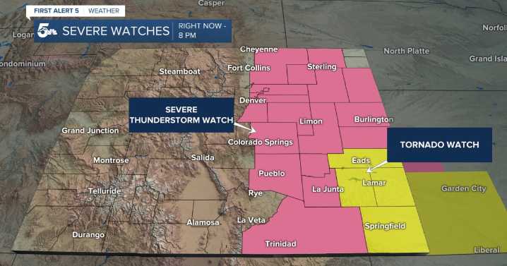 Weather Blog: Severe Weather Threat in southern Colorado