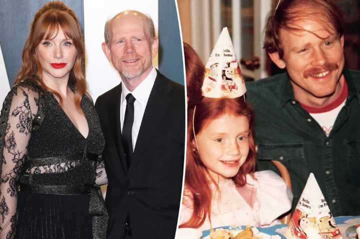 Ron Howard's daughter Bryce Dallas Howard recalls messed up childhood