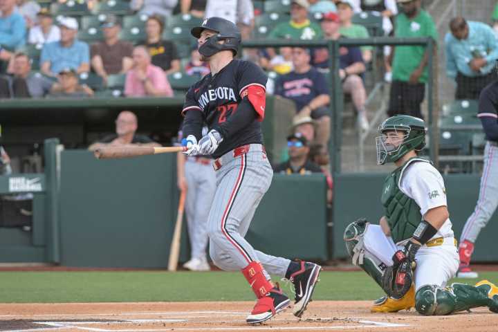 Jeffers, Twins hand struggling Athletics 9th straight loss
