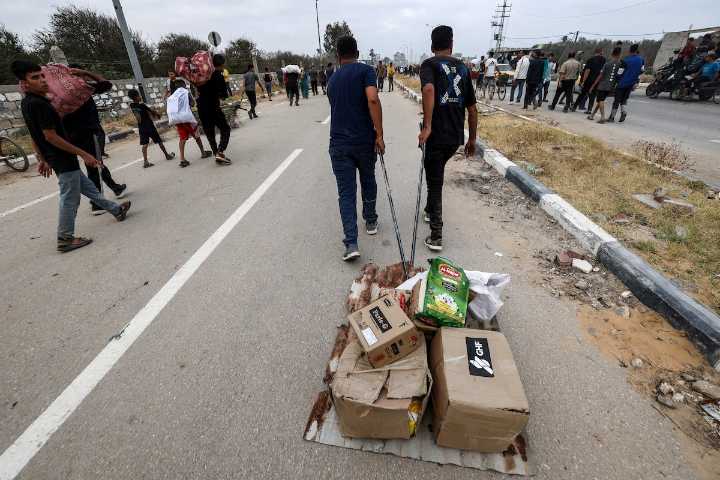 Palestinians say at least 5 killed by Israeli fire near aid distribution sites