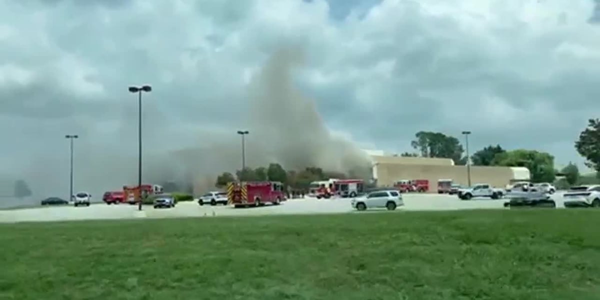 LIVE: Crews responding to fire at Haywood Mall, officials say