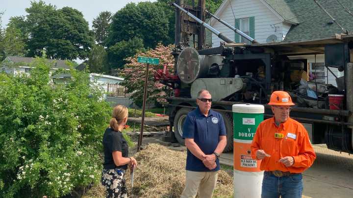 Millcreek Township, nonprofit plug abandoned well to help environment