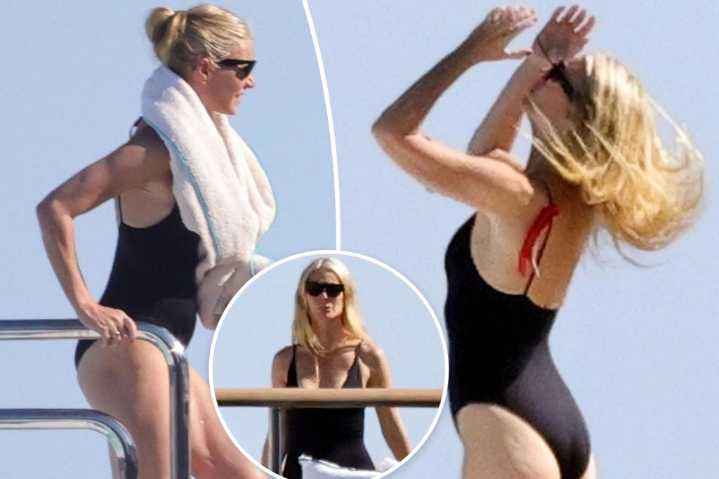 Gwyneth Paltrow, 52, flaunts beach bod on yacht after ditching ultra