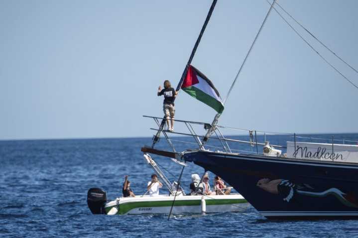 Israel vows to prevent an aid boat carrying Greta Thunberg and other activists from reaching Gaza
