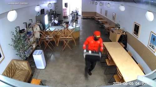 Pasadena small business Highlight Coffee shop targeted again by fast-moving burglar who stole cash register