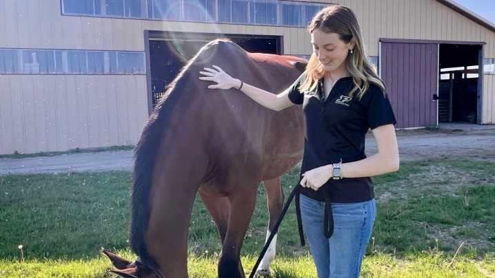 Purdue equestrian team celebrates national championship