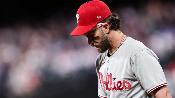 Bryce Harper out, dealing with wrist soreness that has lingered for a while